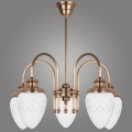 Kemar RI/5/M - Chandelier on a pole RINAMA 5xE27/60W/230V brass