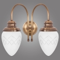 Kemar RI/K/2/M - Wall light RINAMA 2xE27/60W/230V brass