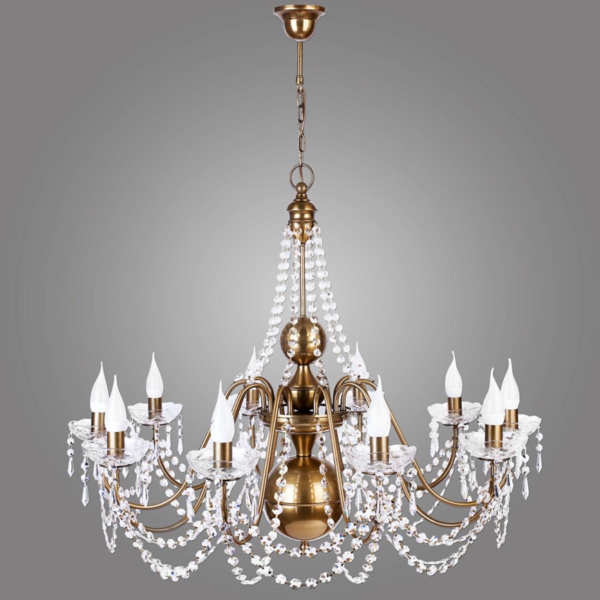Kemar TO/10 - Crystal chandelier TOKANTI 10xE14/60W 780 elements