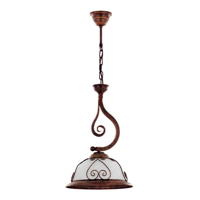 Kemar VE/1 - Chandelier VERDA 1xE27/60W bronze