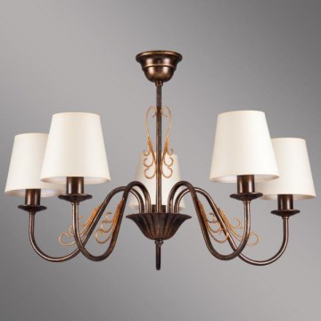 Kemar WN/5/B - Chandelier WINGO 5xE14/60W/230V