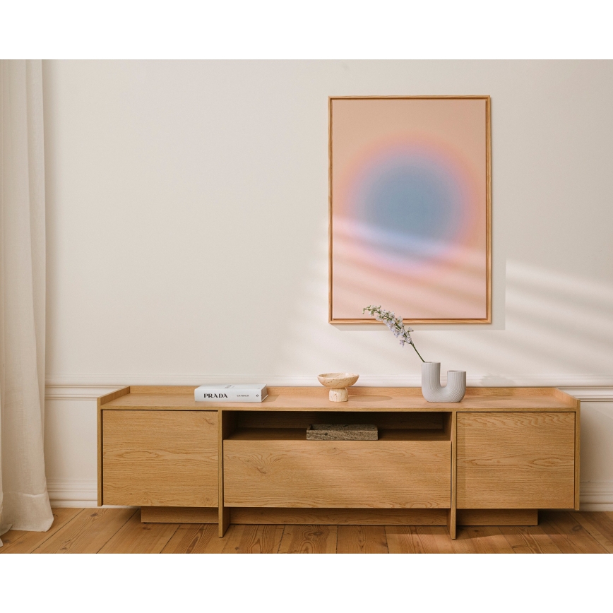 KEMI TV Stand 197x57 cm Cremona Oak