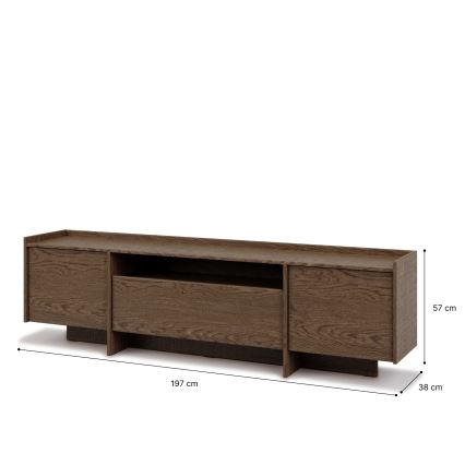 KEMI TV Unit 197x57 cm, Oak