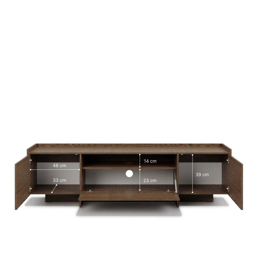 KEMI TV Unit 197x57 cm, Oak