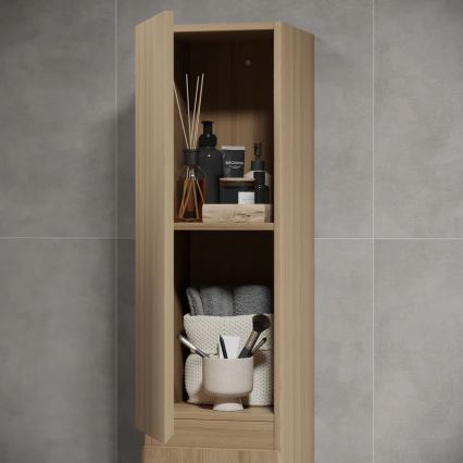 KENWOOD 186 cm Bathroom Cabinet, Oak