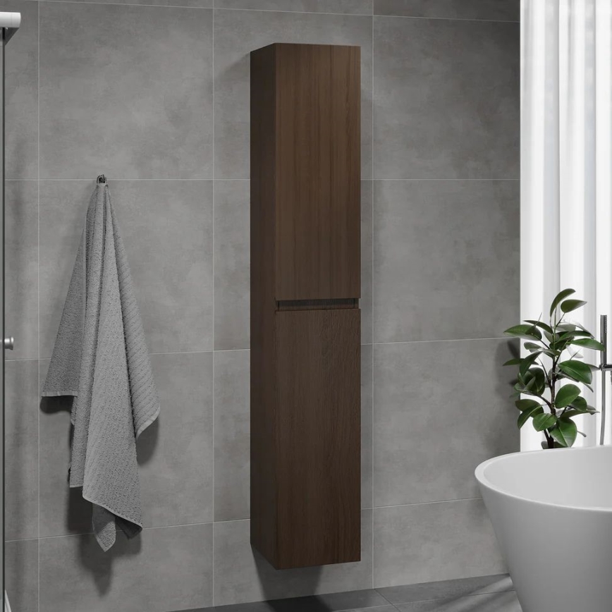 KENWOOD 186 cm Bathroom Cabinet, Walnut