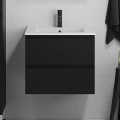 KENWOOD 61 cm bathroom vanity with sink, black