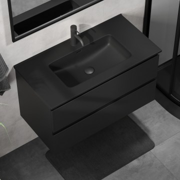 KENWOOD 91 cm Bathroom Vanity Unit with Basin – Black