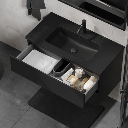 KENWOOD 91 cm Bathroom Vanity Unit with Basin – Black