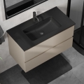 KENWOOD 91 cm Bathroom Vanity with Basin, Marrakesh/Black