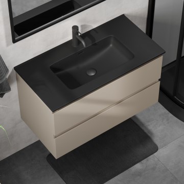 KENWOOD 91 cm Bathroom Vanity with Basin, Marrakesh/Black