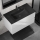 KENWOOD 91 cm bathroom vanity with integrated sink, white/black