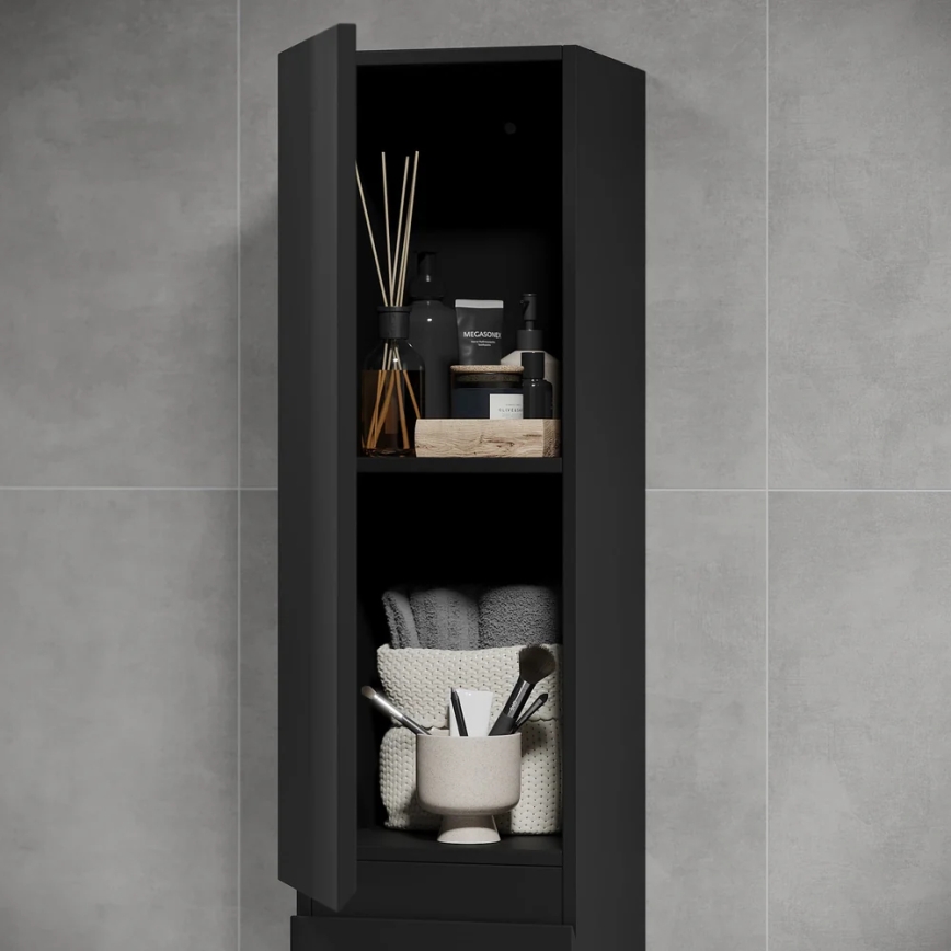 KENWOOD Bathroom Cabinet 186 cm, Black