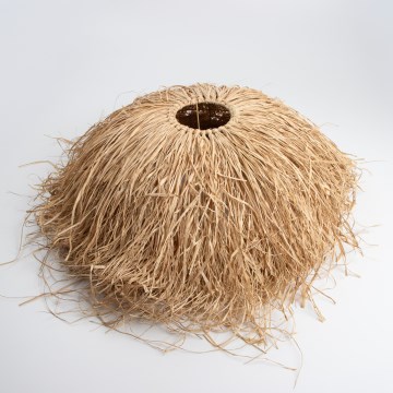 KERIA Universal Lampshade, 60 cm Diameter, Brown