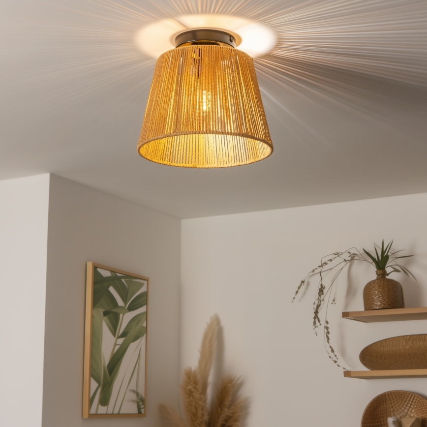 KERIA Universal Lampshade, Ø 28 cm, Brown