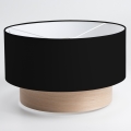 KERIA Universal Lampshade, Ø 50 cm, Black/Beige