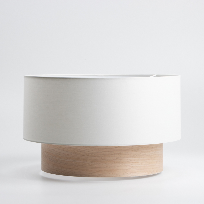 KERIA Universal Lampshade Ø 50 cm, White/Brown