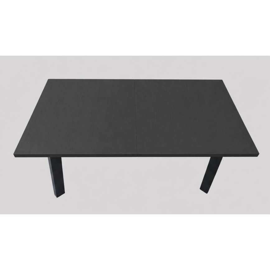 KERNO Extendable Dining Table 150/190x80 cm, Black