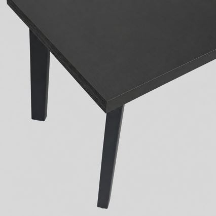 KERNO Extendable Dining Table 150/190x80 cm, Black