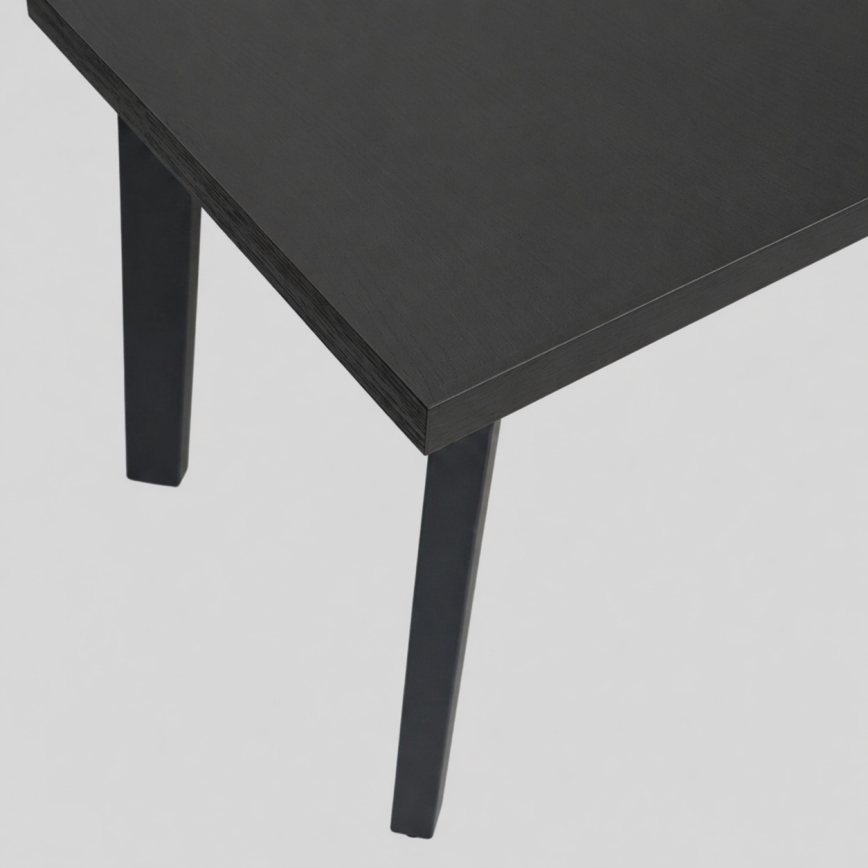 KERNO Extendable Dining Table 150/190x80 cm, Black
