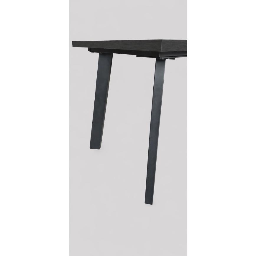 KERNO Extendable Dining Table 150/190x80 cm, Black