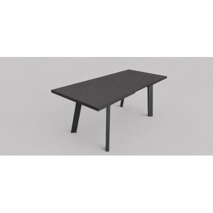 KERNO Extendable Dining Table 150/190x80 cm, Black