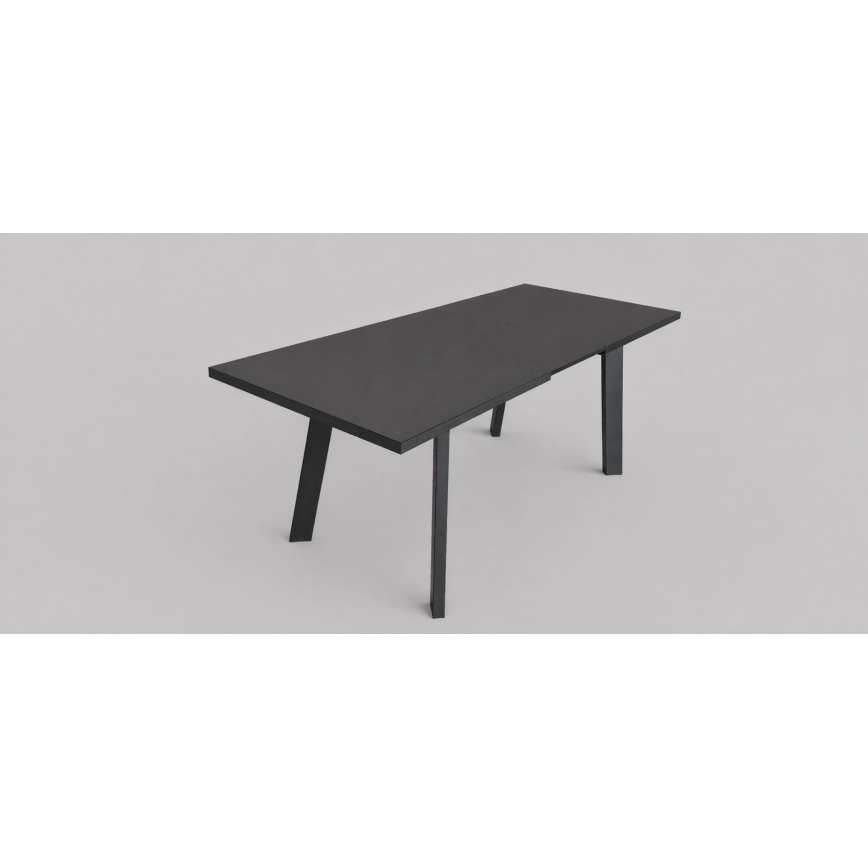 KERNO Extendable Dining Table 150/190x80 cm, Black