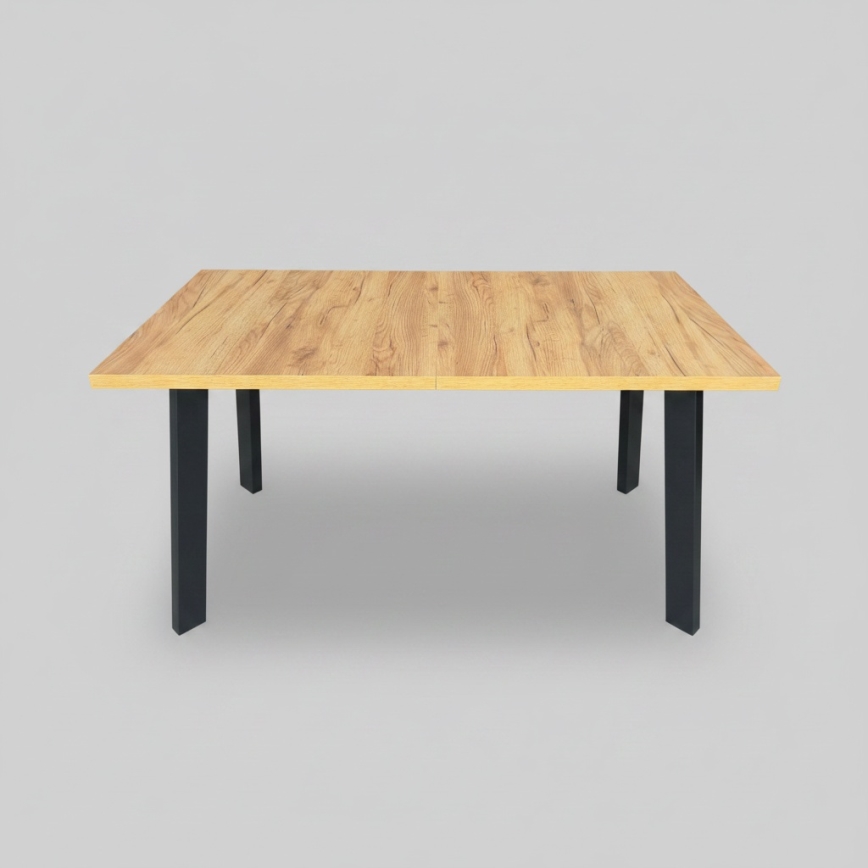 KERNO Extendable Dining Table 150/190x80 cm Craft Oak/Black