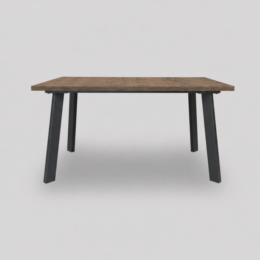 KERNO Extendable Dining Table 150/190x80 cm, Lefkas Oak/Black