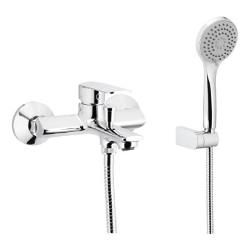KFA Armatura 4424-510-00 - Bath set with tap AGAT shiny chrome