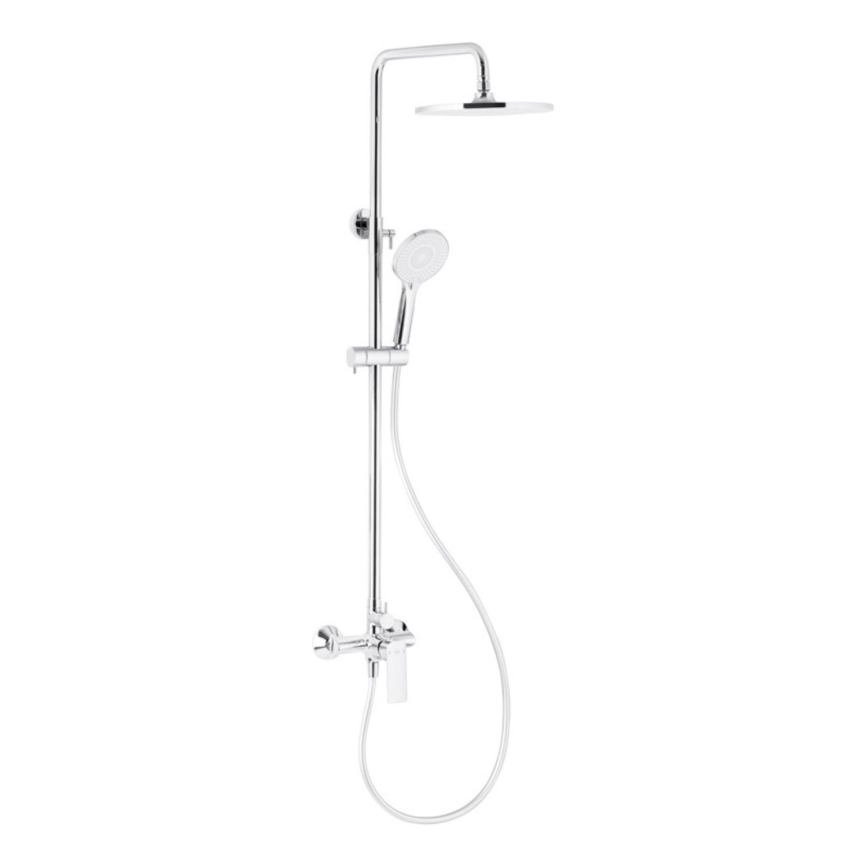 KFA Armatura 4426-910-00 - Shower set with tap AGAT shiny chrome