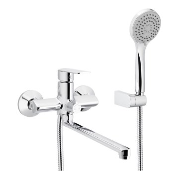KFA Armatura 4428-715-00 - Bath set with tap AGAT shiny chrome