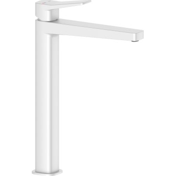 KFA Armatura 4522-712-44 - MALAGA 30.3 cm White Washbasin Mixer with Waste