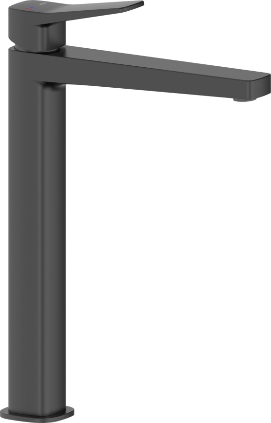 KFA Armatura 4522-712-81 - Basin mixer + MALAGA 30,3 cm pop-up waste, black