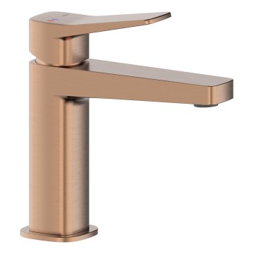 KFA Armatura 4522-815-34 - Basin mixer + MALAGA 15.9 cm pop-up waste rose gold