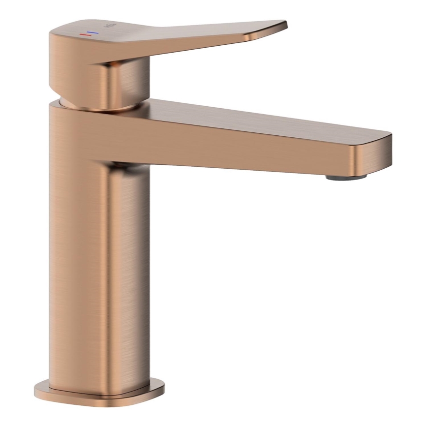KFA Armatura 4522-815-34 - Basin mixer + MALAGA 15.9 cm pop-up waste rose gold