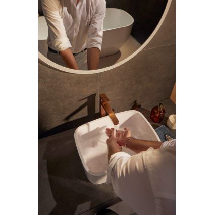 KFA Armatura 4522-815-34 - Basin mixer + MALAGA 15.9 cm pop-up waste rose gold