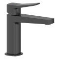 KFA Armatura 4522-815-81 - Basin mixer + MALAGA 15.9 cm pop-up waste, black