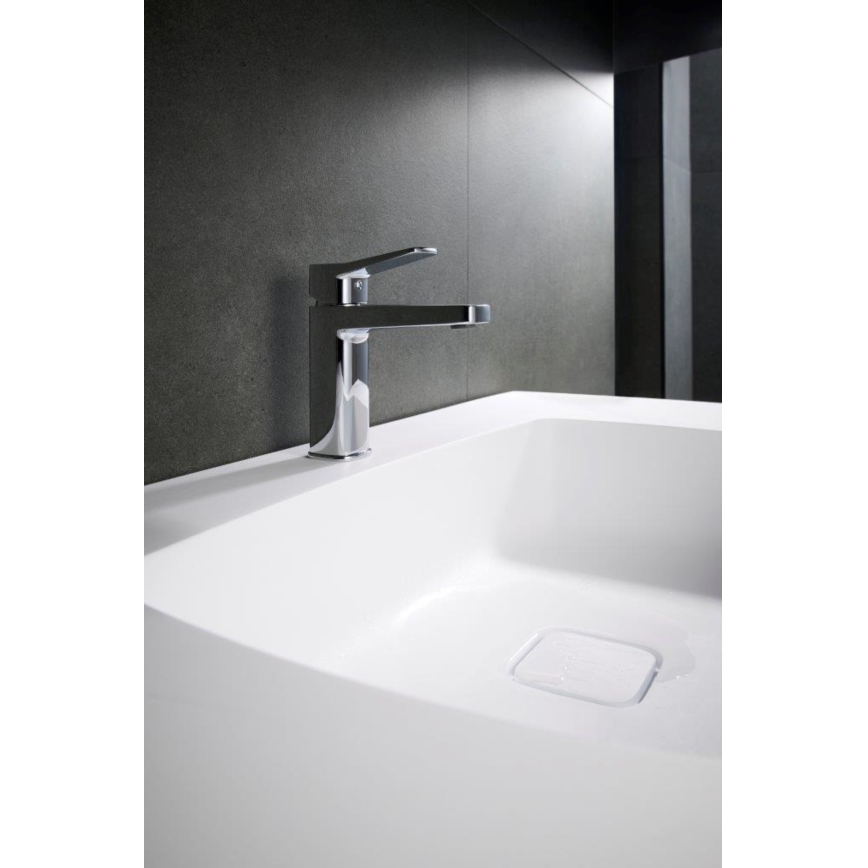KFA Armatura 4522-825-00 - Washbasin mixer + MALAGA 17 cm waste, polished chrome