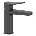 KFA Armatura 4522-825-81 - Basin mixer with MALAGA 17 cm waste, black