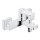 KFA Armatura 4524-010-00 - MALAGA bath mixer, polished chrome
