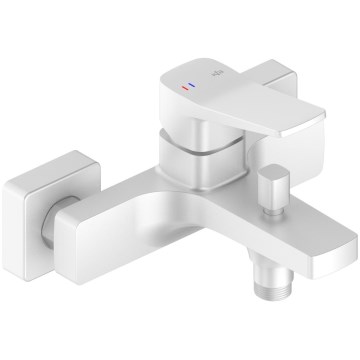 KFA Armatura 4524-010-44 - MALAGA bathtub mixer, white