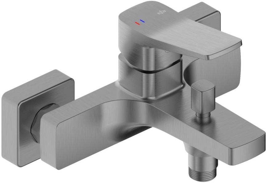 KFA Armatura 4524-010-61 - MALAGA bathtub mixer, metallic gray