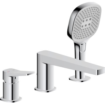 KFA Armatura 4525-210-00 - MALAGA 3-hole bath mixer, polished chrome