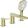 KFA Armatura 4525-210-31 - MALAGA 3-hole bath mixer, brushed gold