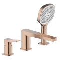 KFA Armatura 4525-210-34 - MALAGA 3-hole bath mixer, rose gold