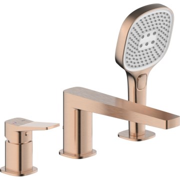 KFA Armatura 4525-210-34 - MALAGA 3-hole bath mixer, rose gold