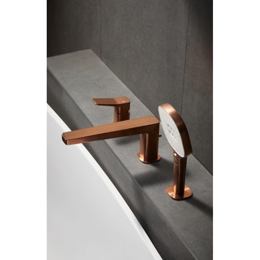 KFA Armatura 4525-210-34 - MALAGA 3-hole bath mixer, rose gold