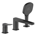 KFA Armatura 4525-210-81 - MALAGA 3-hole bath mixer, black