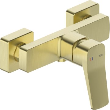 KFA Armatura 4526-010-31 - MALAGA Brushed Gold Shower Mixer